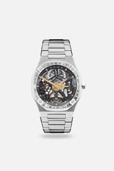 Skeleton 002: Steel/Moissanite