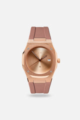 FKM Rubber Strap: Sienna/Rose