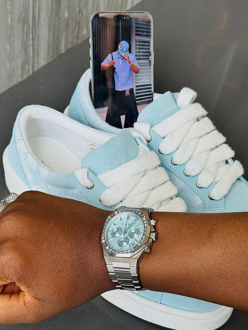 Worn by a customer