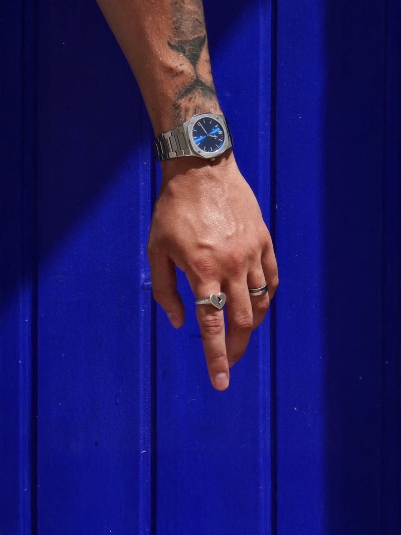 Worn by a customer