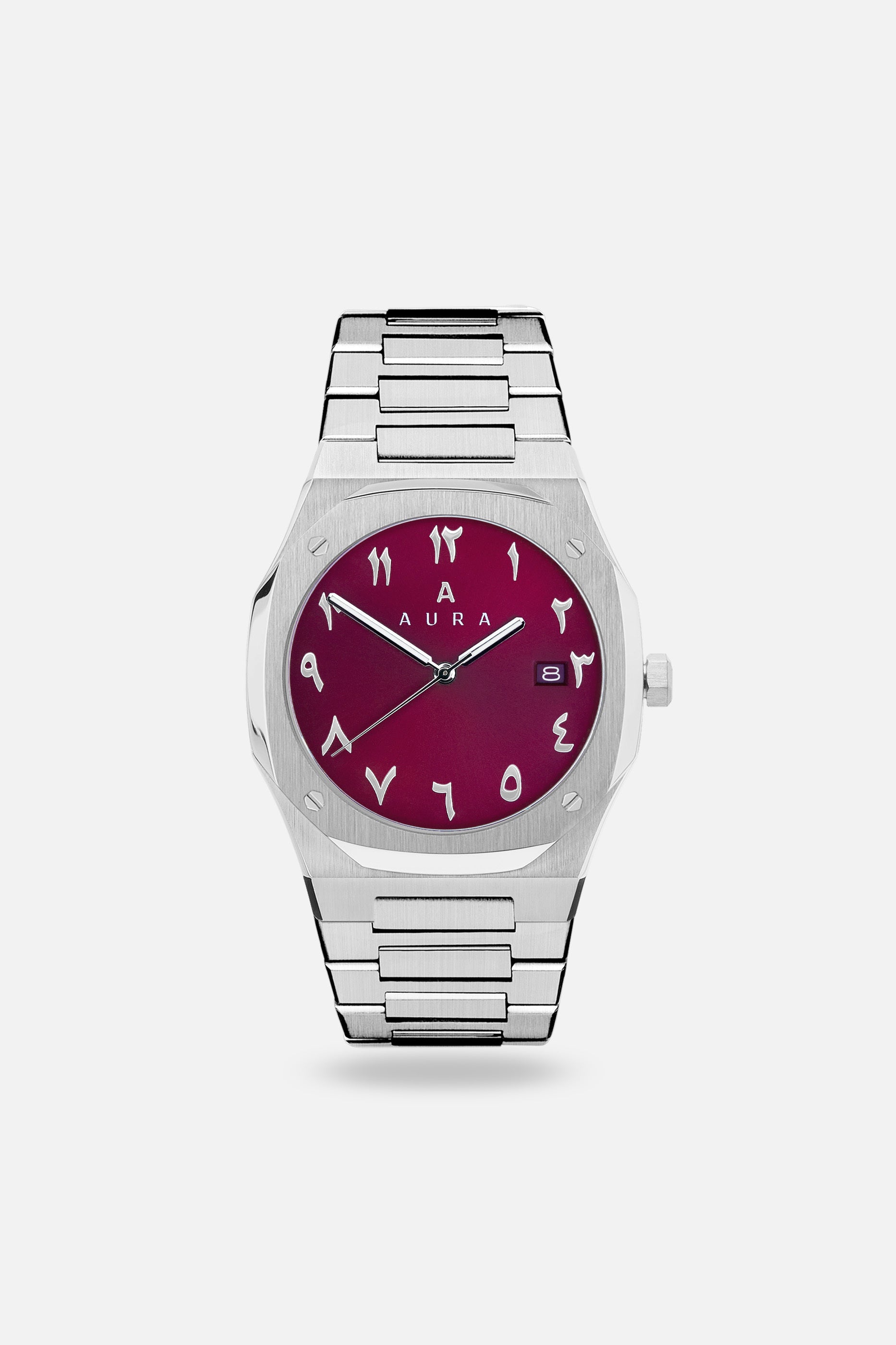 Date 003: Steel/Maroon Arabic