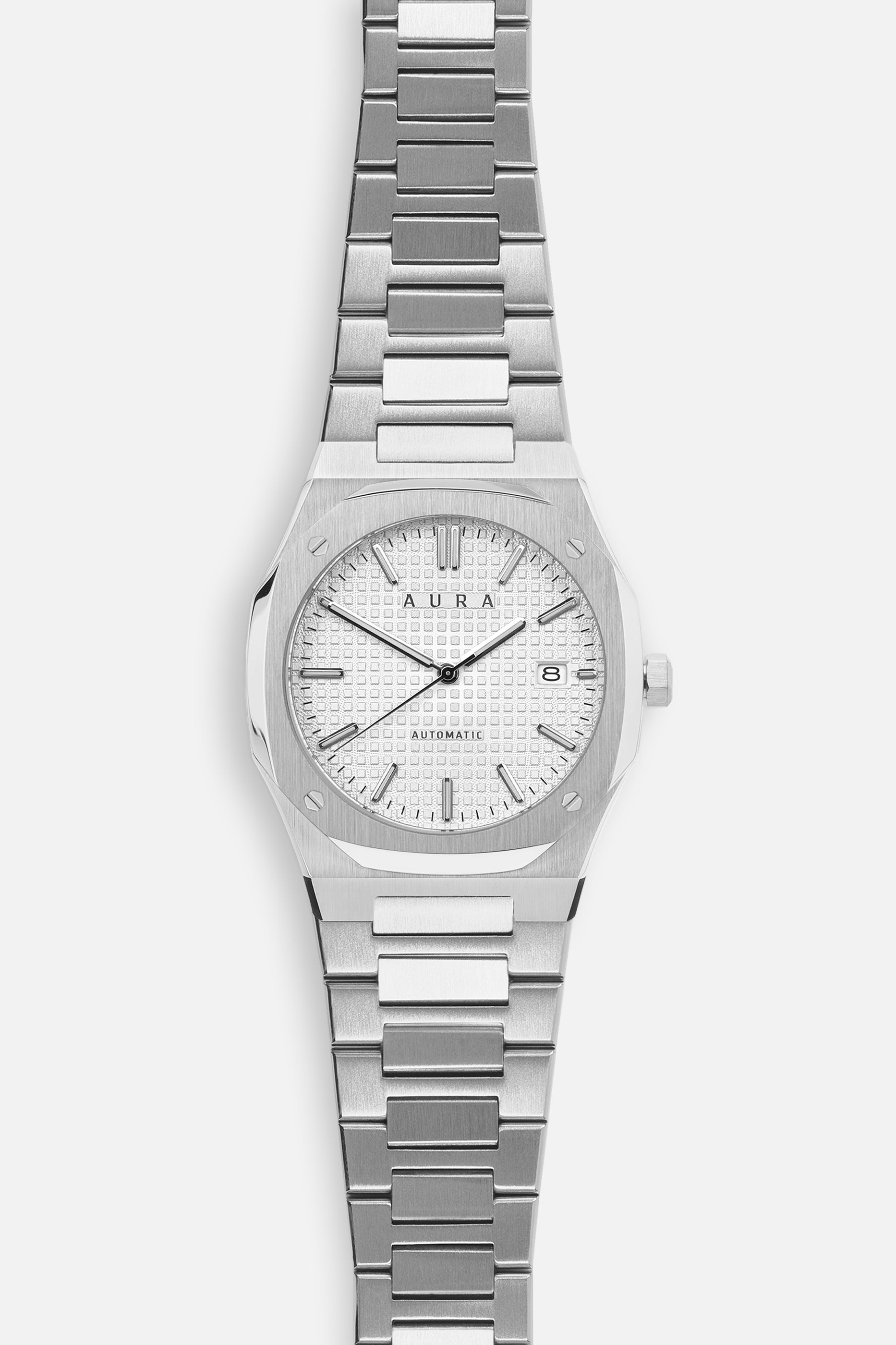 Date 001: Steel/White (41mm)