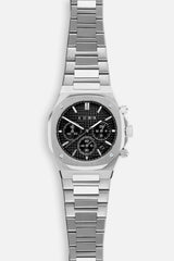 Chronograph 001: Steel/Black