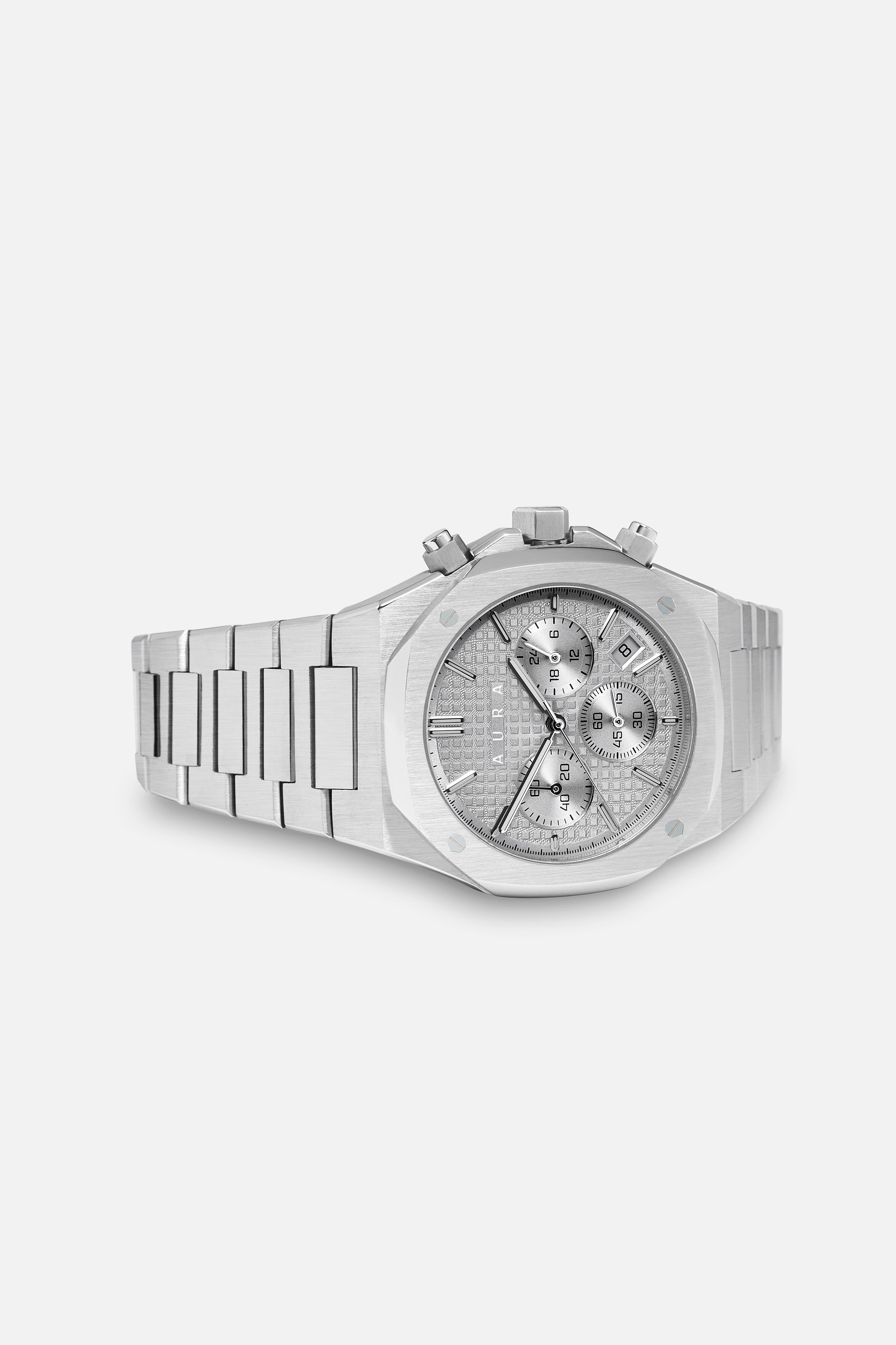 Chronograph 001: Steel/Silver