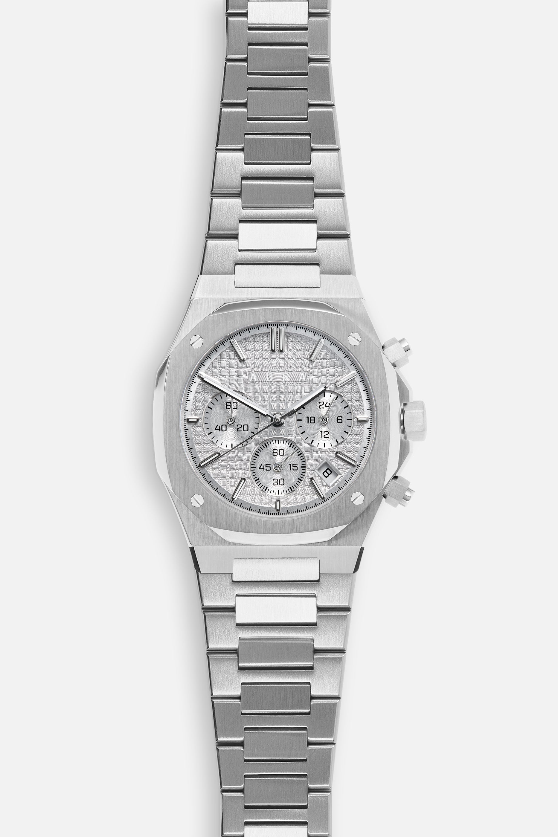 Chronograph 001: Steel/Silver