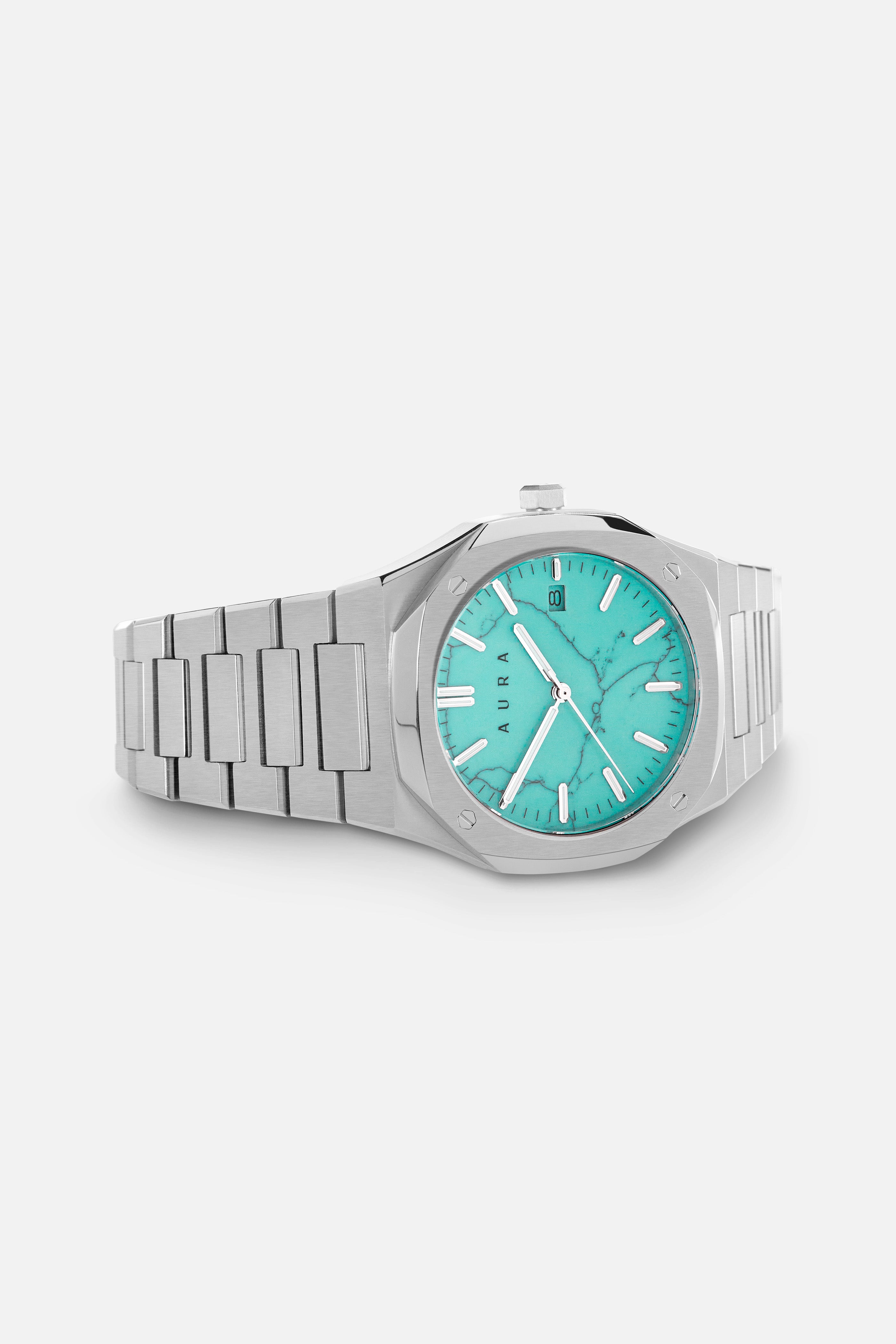 Date 003: Steel/Turquoise