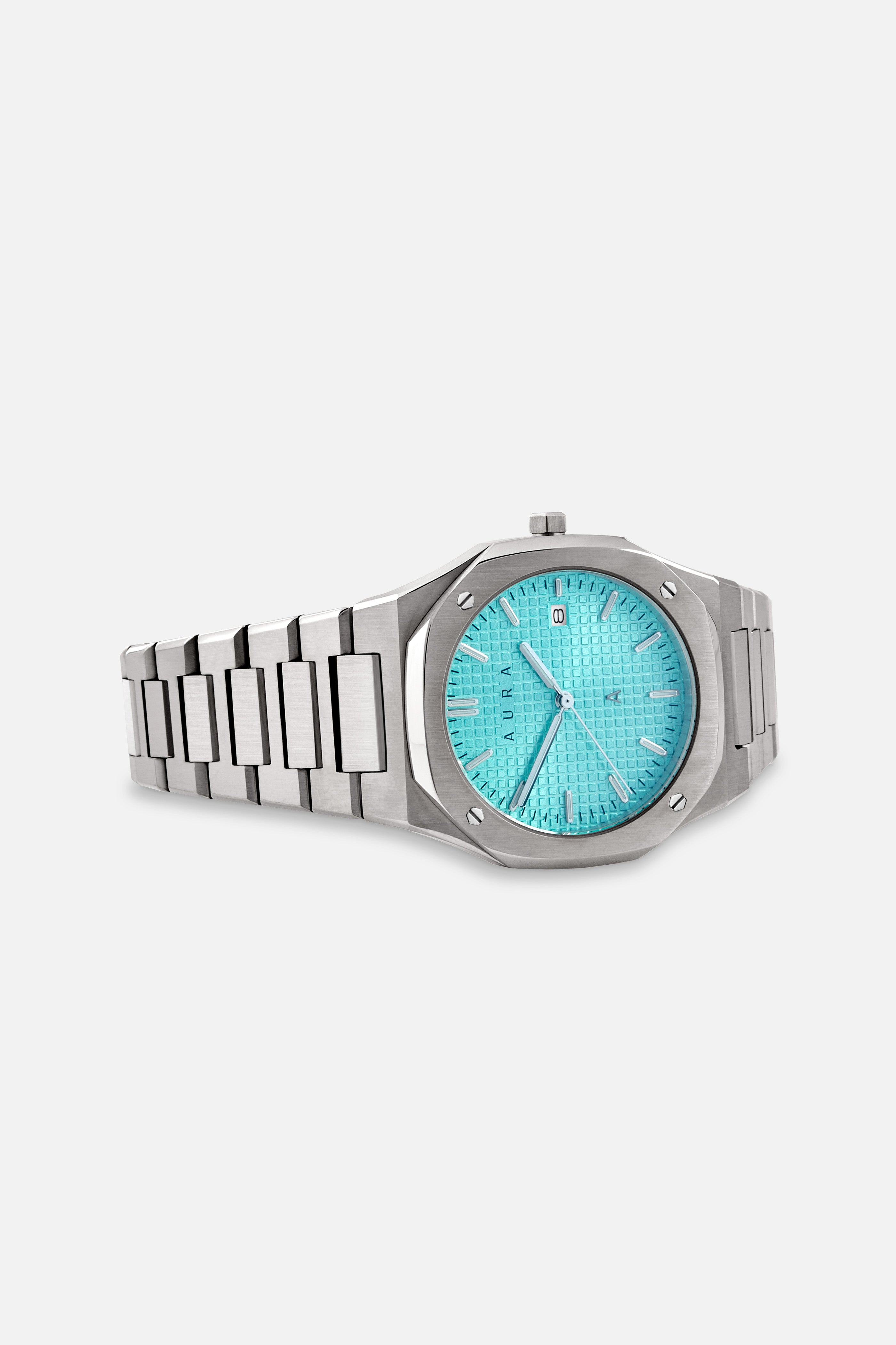 Date 004: Steel/Turquoise Unisex