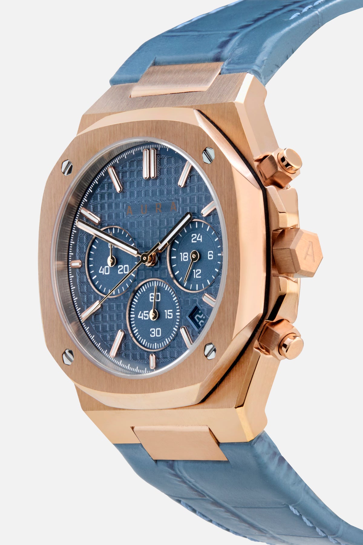 Chronograph 002: Rose/Monaco