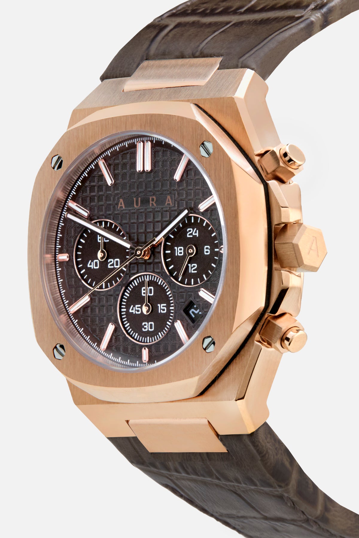 Chronograph 002: Rose/Havana