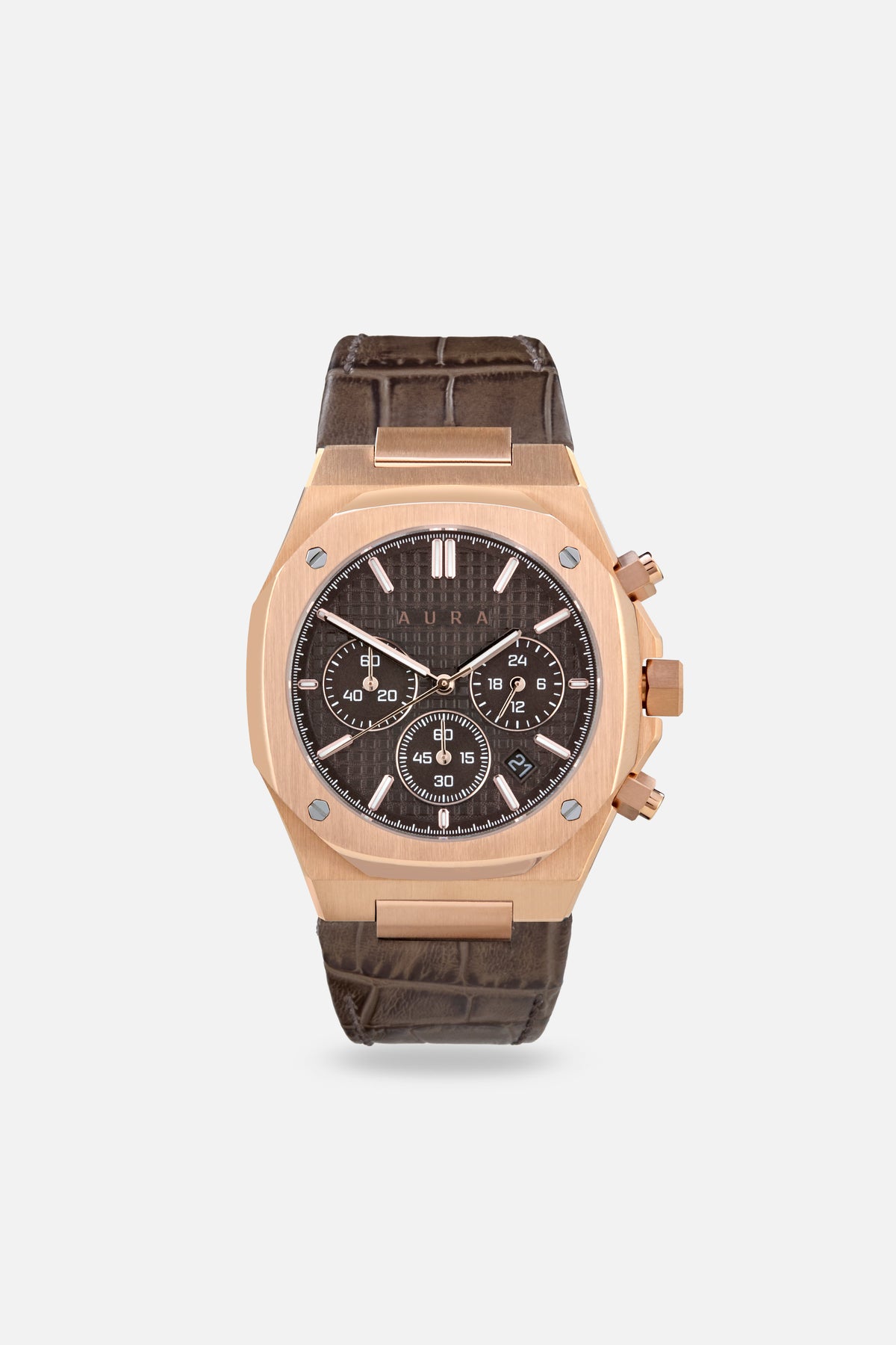Chronograph 002: Rose/Havana