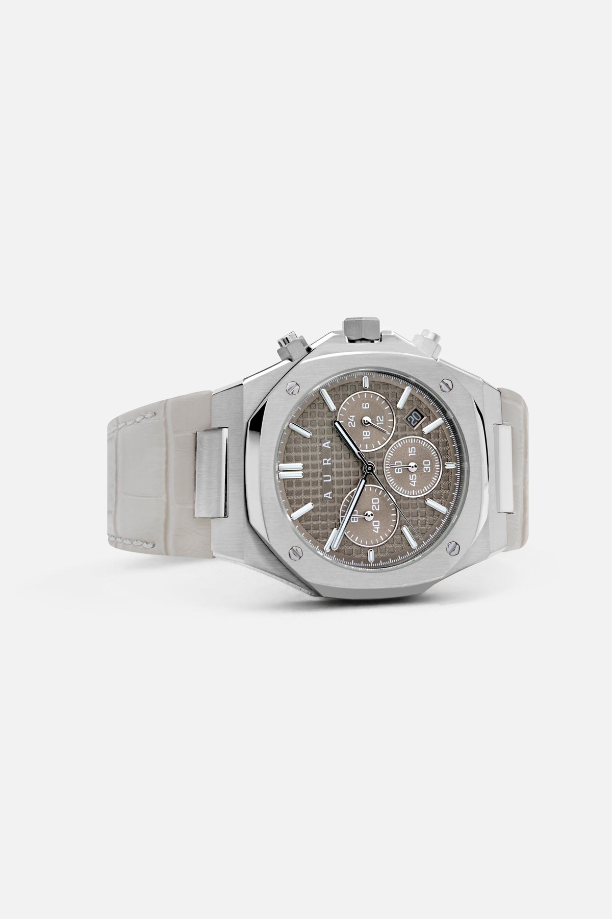 Chronograph 002: Steel/Stone
