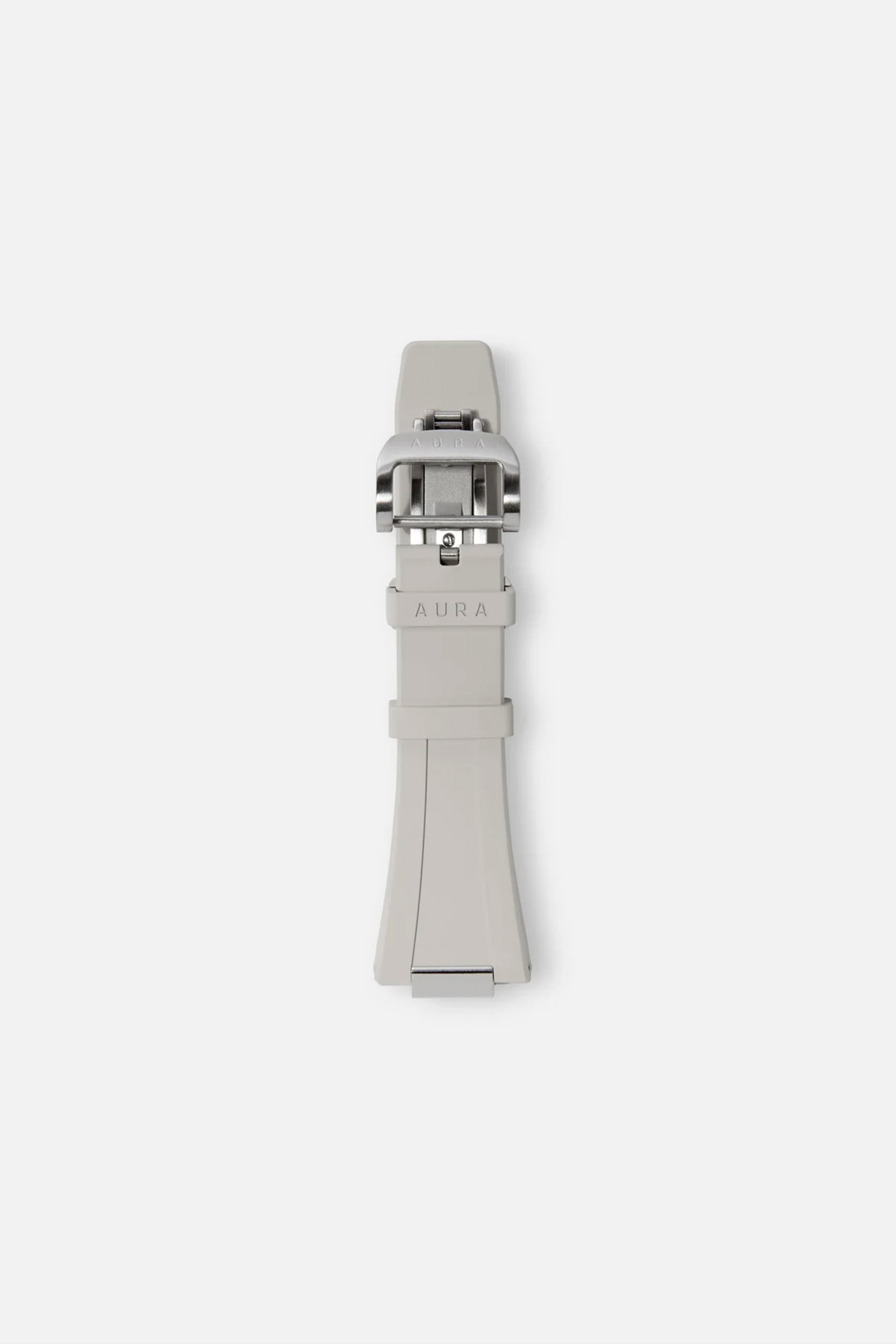 FKM Rubber Strap: Smoke/Steel