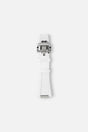 FKM Rubber Strap: White/Steel